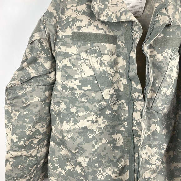 NWT Army Combat Uniform Coat Digital Camouflage Insect Repellent Apparel ACU 39R - Picture 8 of 10